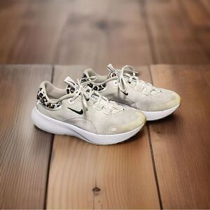 Nike React Escape Run DM3083-100 White Leopard Women's Running Shoes Size 7M